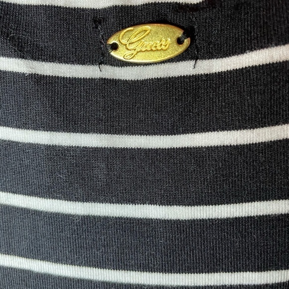 GUESS black and white spaghetti strapped maxi - Picture 6 of 9